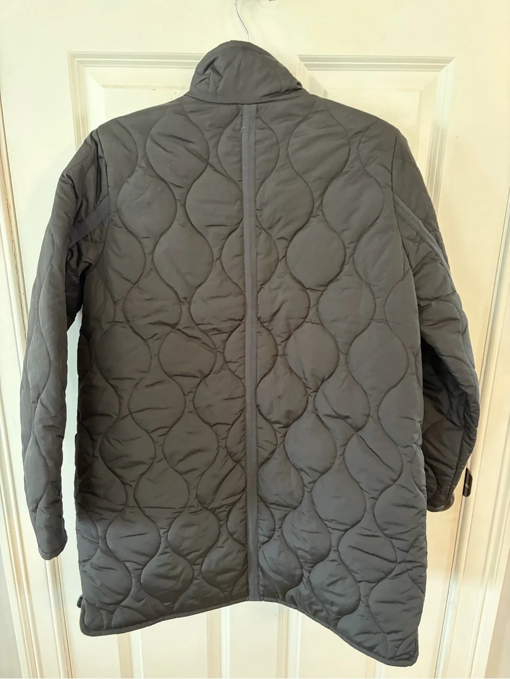 J. Crew Quilted Pea Coat in Charcoal Gray - Picture 6 of 6